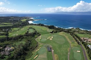 Kapalua (Plantation) 9th Back Aerial